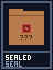A sealed case-file card: a lawyer before reveal.