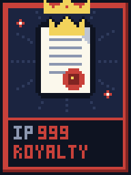 The Founding Deed: royalty card, Item Power 999